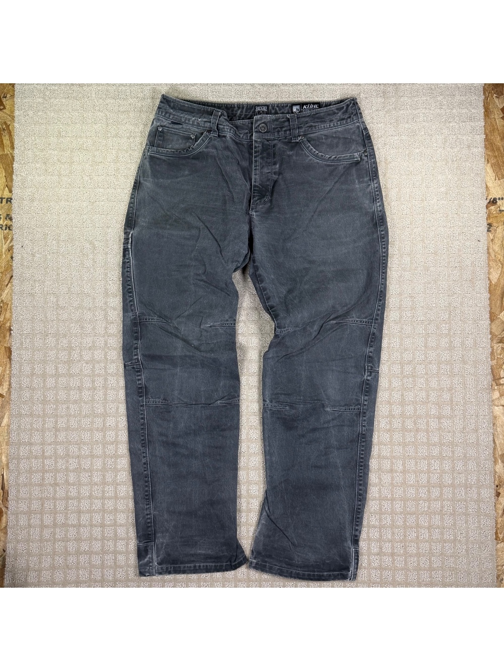 Kuhl Vintage Patina Dye Cargo Pants Grey 34X31